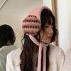 Thicken Knitted Earmuffs Windproof Ear Protection Strap Personality Wool Strappy Ear Muff  Autumn