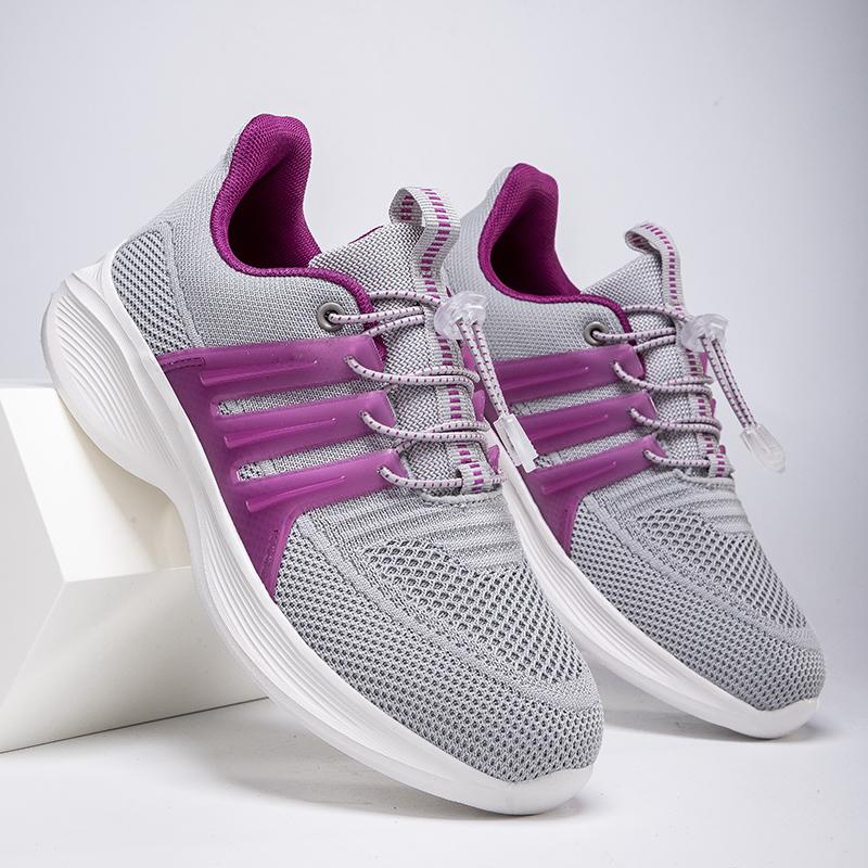 

Мужские кроссовки для ходьбы 2025 Лето Уличные горные тренировочные спортивные туфли, Женские повседневные легкие сетчатые дышащие кроссовки для ходьбы 44 фиолетовый
