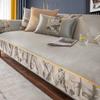 Ice Silk Sofa Cushion Summer Summer Mat Non-Slip Seat Cushions Leather Sofa Cover Summer Cool Pad Cold Feeling Seat Cushion Cover Towel