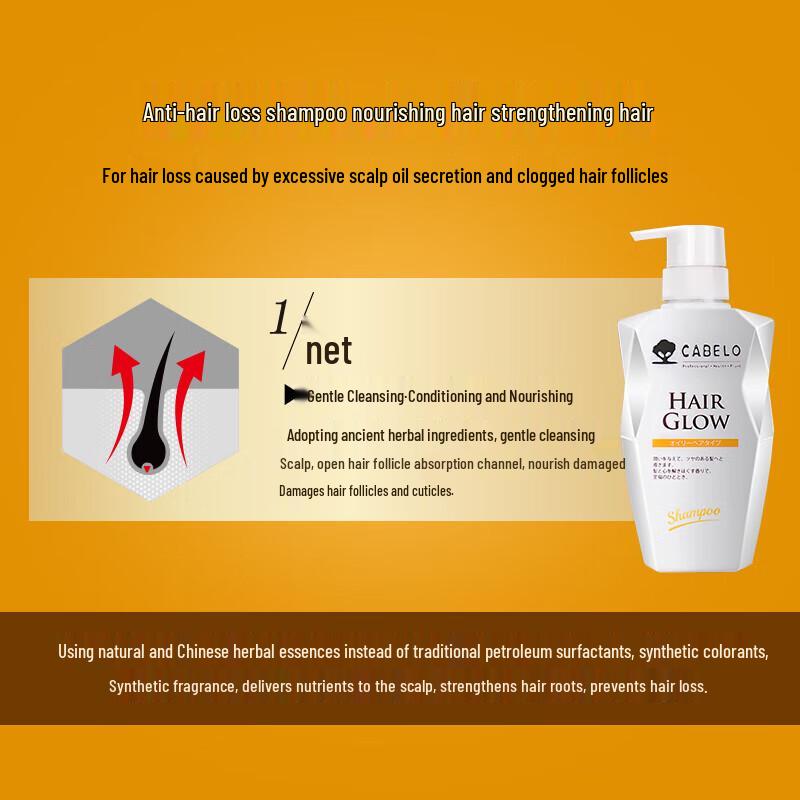 CABELO Anti-Hair Loss Shampoo for Oily Scalp