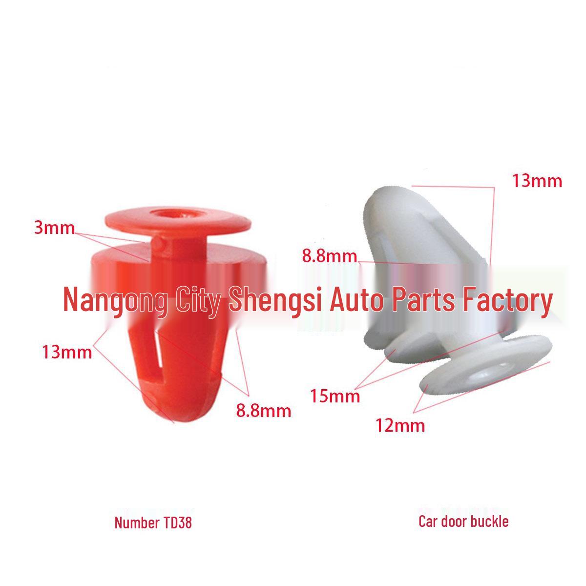 

Car Door Panel Interior Lining Buckles for Changan, Xiali, Jinbei, Zhongshun, Foton, Jinlong, Toyota 10000 Series