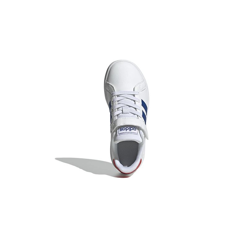 Adidas Grand Court Little Kid White Royal Blue Kids Sneakers Cloud-White Vivid-Red GX5745