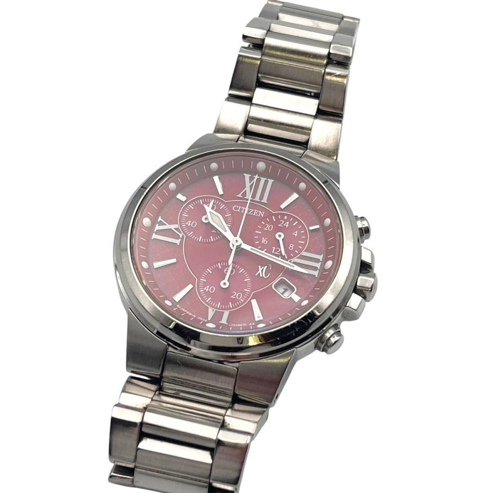 CITIZEN xC Eco Drive Chronograph Analog Quartz Watch for Women H504-T012477 3-hand [e1]