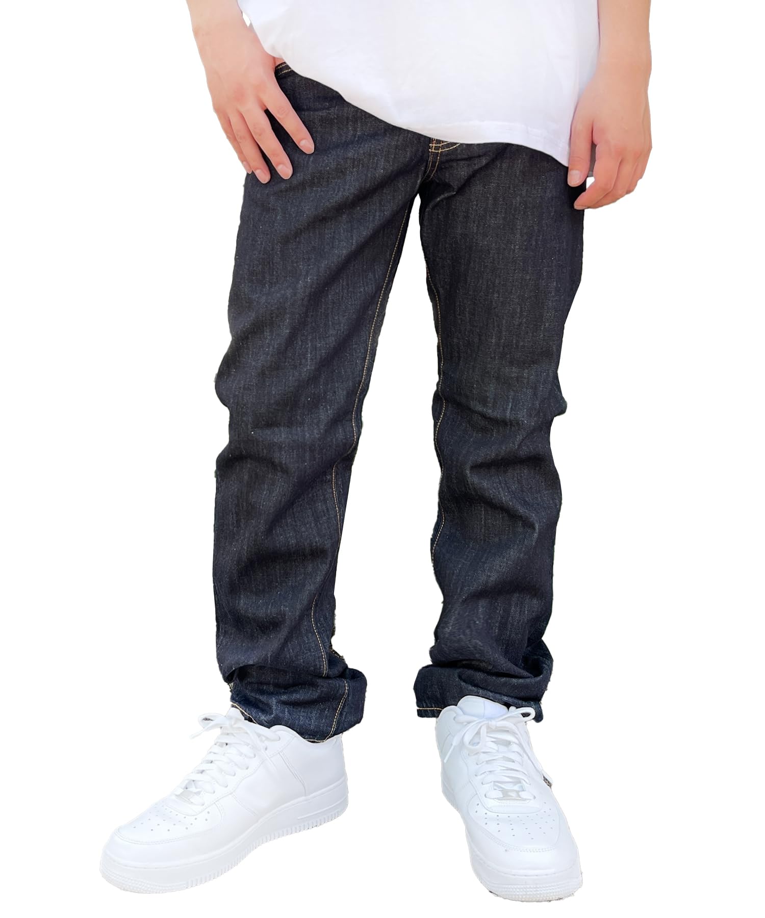 

Outdoor Products Men s Denim Jeans, Long Pants, Available in 3 Styles: Straight, Slim, and Chino Pants, Stretch, One-Wash Indigo, od5705