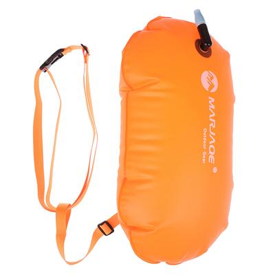 PVC Schwimmboje Sicherheit Lufttrocken Schlepptasche Schwimmer Aufblasbar Surfen Tauchen Lebensrettung Wassersport Signal Treibsack