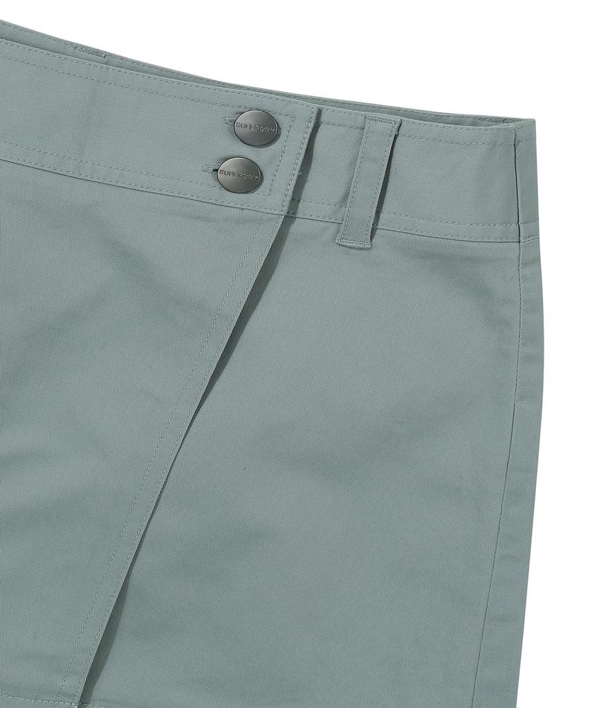 Syupeodeulai W Pocket Skirt Shorts Grey Blue