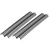 10 Pcs Loose Leaf Binding Spine 30 Holes 22mm Inner Diameter Wear Resistant Plastic Binding Rings