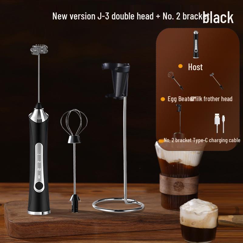 Portable Rechargeable Handheld Electric Milk Frother & Coffee Mixer