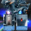 Electric Walking Dinosaur Toy With Leash Led Lights Music Interactive Robotic Animal Pet For Kids Birthday Gift Without Battery