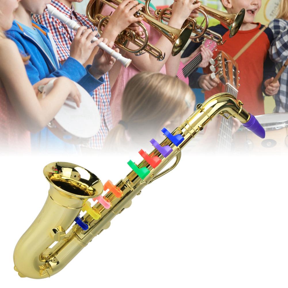 Plastic Children Saxophone Toy Saxophone Sax Children Musical Instrument Toy Gift