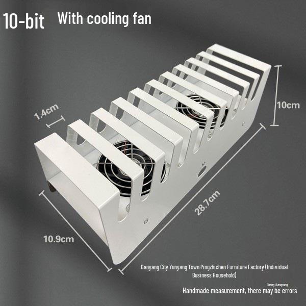 Multi-Slot Mobile & Tablet Stand with Centralized Charging