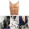 EVA Men Fake Skin Chest Muscle Costume Cosplay Props Halloween Party Decoration