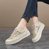 Women Summer Lace Casual Shoes Breathable Girl Black Shoes Plus Size