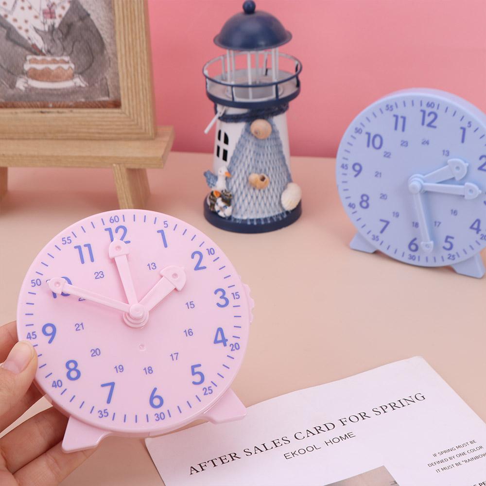 

Mini Three-pin Linkage Clock Simulation Mathematics Recognition Clock Teaching Clock Model Office рожевий