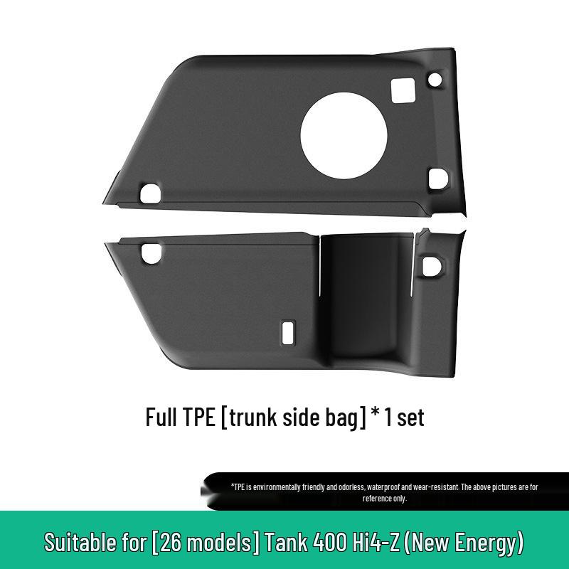TPE Car Floor Mats for 2023-2026 Tank 400: Vehicle-Specific, Multi-Purpose, Includes Trunk Mat.