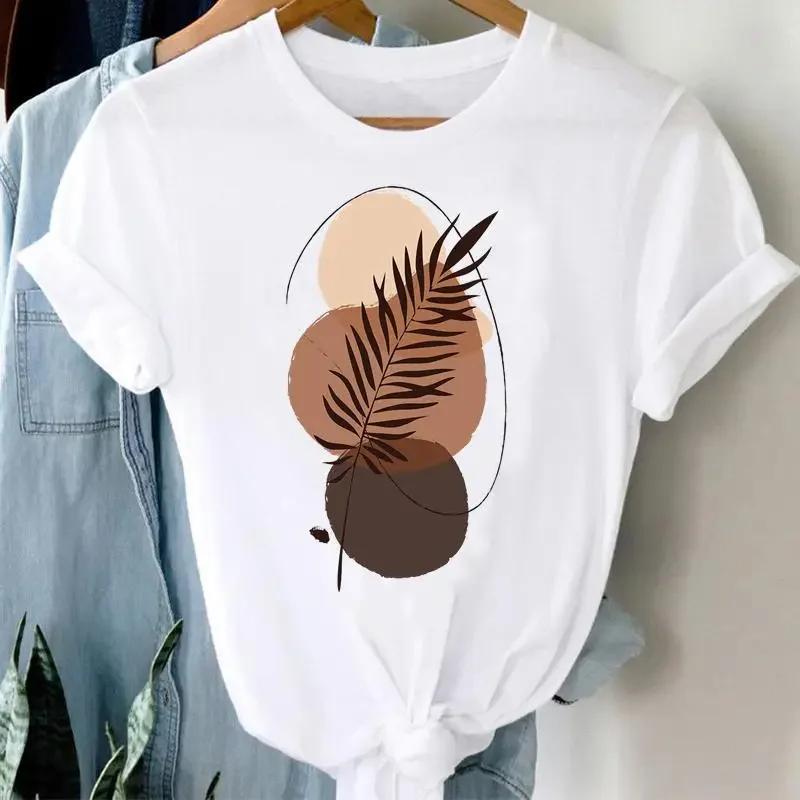 New Women's Short Sleeve T-Shirt Breathable and Refreshing Short Sleeve Top High Quality Women's Round Neck Trendy Short Sleeve