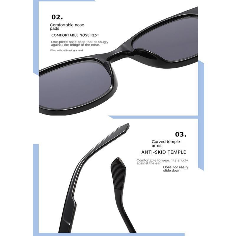 Classic Round Sunglasses for Men Women, Black Frame UV400 Fashion Casual SunGlasses