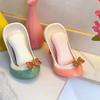 Punch-Free Draining High Heel Soap Dish - Suction Cup Holder for Bathroom