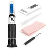 C-Timvasion Handheld Refractometer: BRIX 0-32% Brix Refractometer & 0-28% Salt Refractometer (2 in 1). Suitable for measuring sugar and salt content i