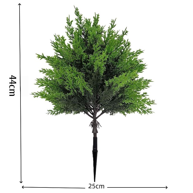 Artificial Cedar Topiary Trees Christmas Decorations Indoor Outdoor Small Fake Realistic Greenery Cedar Pine Tree