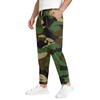 Herren Casual Camouflage Lange Hose, Elastischer Bund mit Kordelzug, Leicht und Slim Fit, Mit Taschen, Bequem und Atmungsaktiv