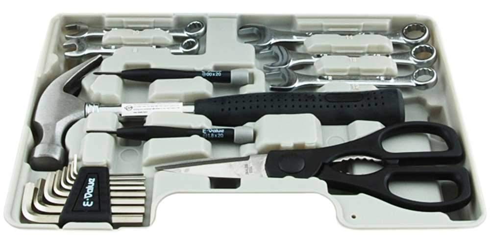 Tool Set for DIY and Home E-Value 24-Piece Maintenance, ETS-24H