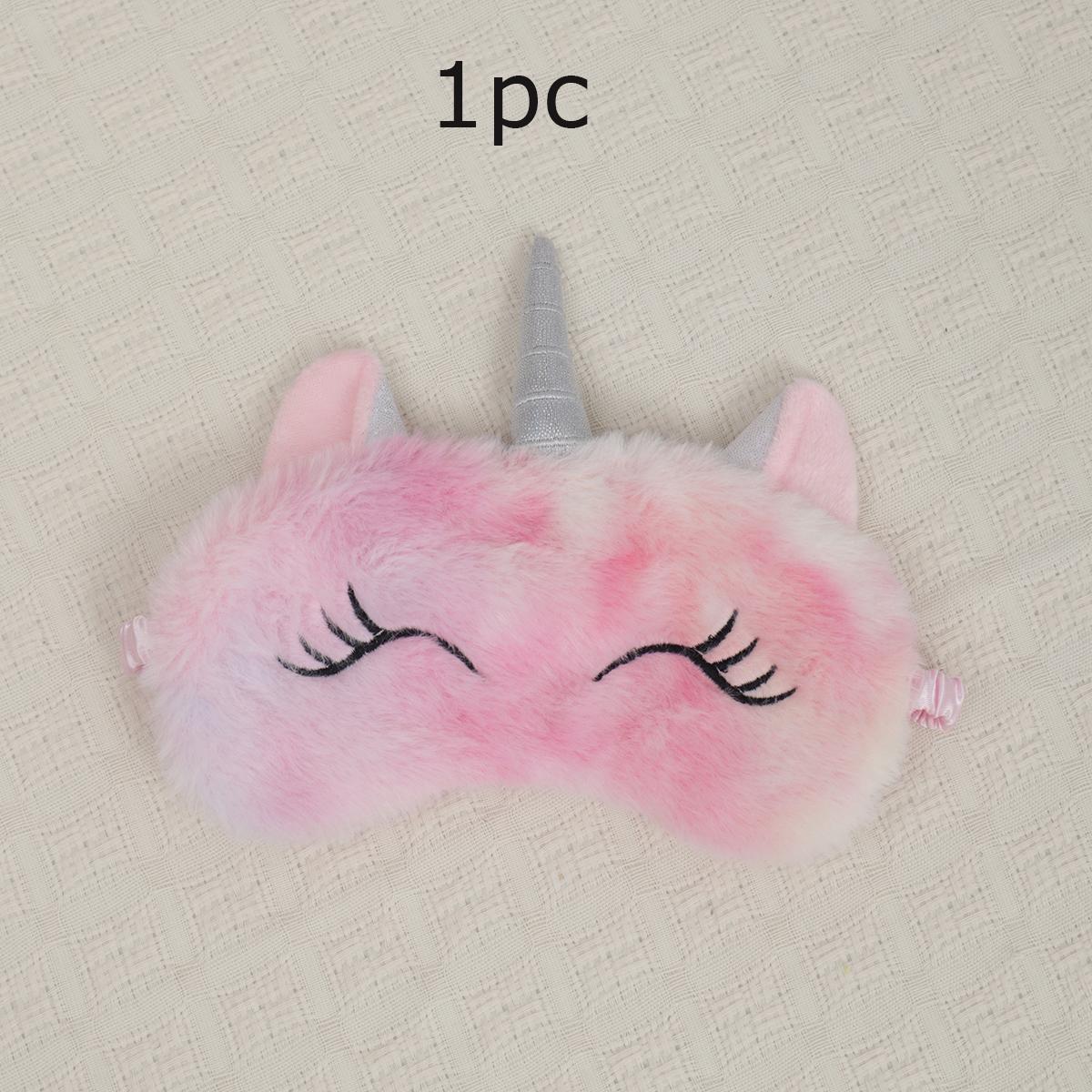 

1pc/3pcs/5pcs-Cartoon Unicorn Party Anime Sleeping Mask Kids Gift Cute Blindfolds Travel Sleep Eye Band Shade Rest Eyepatch