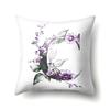 Polyester Pillow Case Home Ink and Watercolor 26 English Letters Printed Waist Cushion Sofa Pillow Case