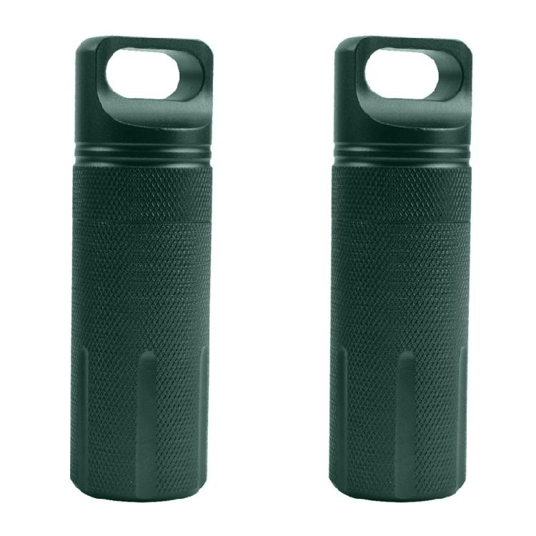 Aluminum Alloy Pills Box Waterproofs Medicine Box Case Keychains Holder Container Bottles Small Travel Medicine Bottle