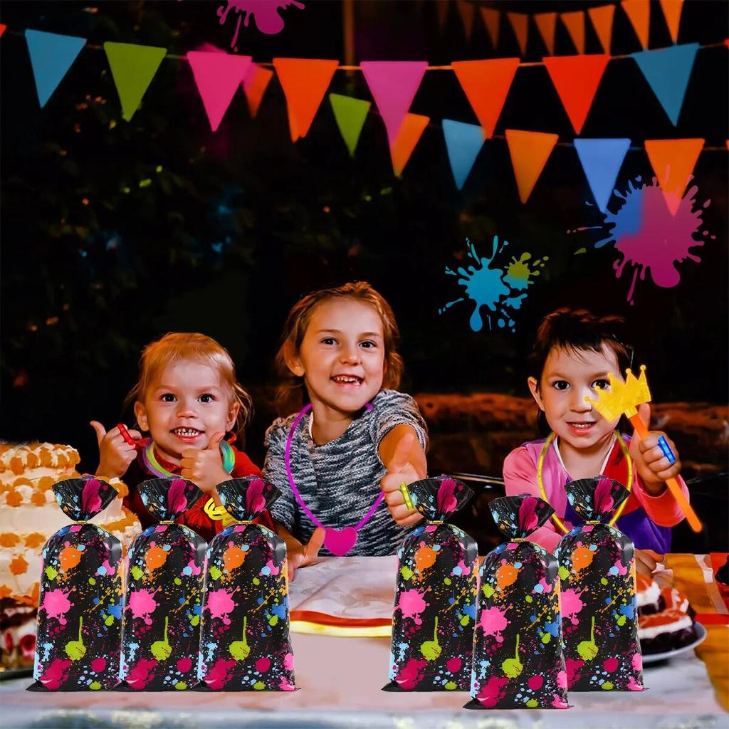 50 Teile/satz Coloful Graffiti Candy Tasche Geschenk Verpackung Tasche Geburtstag Partei Liefert Hochzeit Baby Dusche Geschenk Tasche