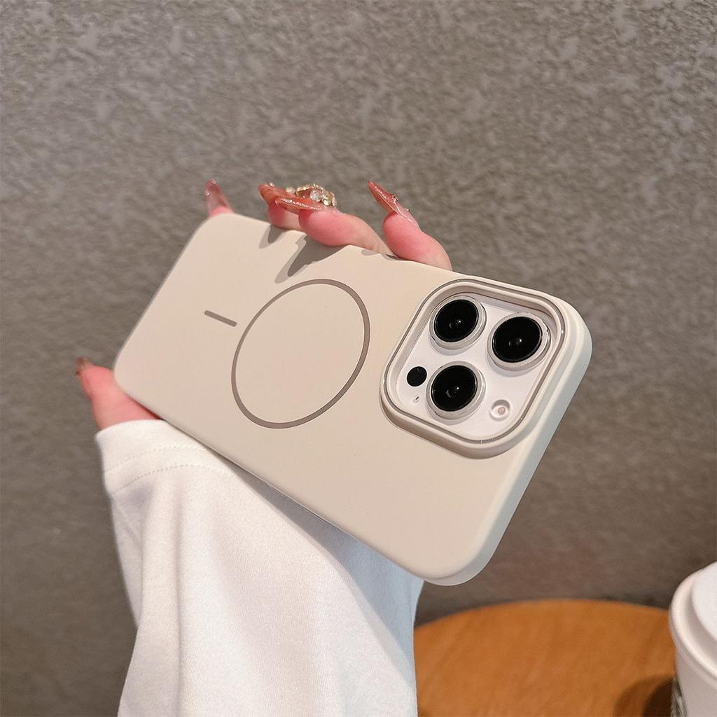 For Apple 17promax New Magnetic Suction Soft PC Case Fashion Trend Personalized Creative 17 Magnetic Suction Mobile Phone Case