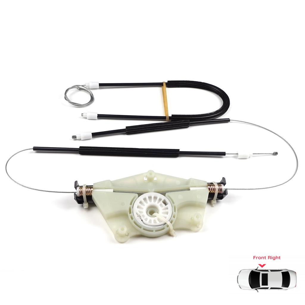 EP8583 Set Regulator Macara Geam Manual Față Dreapta pentru Skoda Fabia MK1 1999-2008 4/5 Uși Praktik Furgonetă 6Y0837656