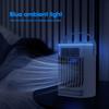 Ar Condicionado para Espaços Pequenos para Casa Portátil Recarregável Ventilador de Mesa Cooler de Ar de Verão com Spray Ar Limpo Úmido para Sala de Escritório
