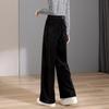 Women's American Retro Drawstring Wide-Leg Casual Pants