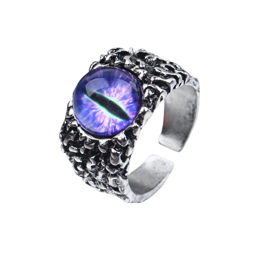 Ring Eye Snake Multi Colors Retro Style Gothic Finger Rings Unisex Waterproof Jewelry Men Gift Adult Birthday Festival