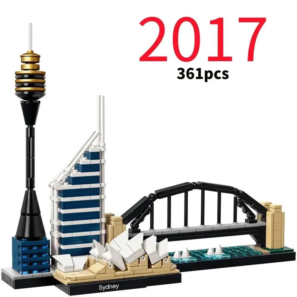 LEGP 2016-2022 Architecture Skylines Collectible Series Of Building Blocks Kit, Collectible Architecture Model Set For Adults