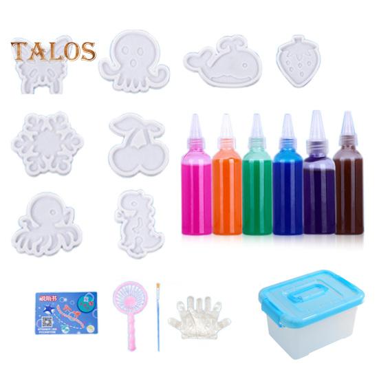 

1 набор игрушек «Водяной эльф» для детей с 10 формочками, гелевая игрушка для воды, набор для самостоятельного создания водных животных, подарок для малышей, мальчиков и девочек 6pcs