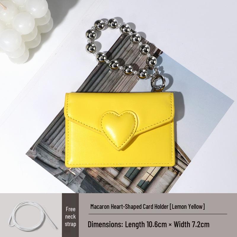 Heart-Shaped Car Key Card Holder for Xiaomi, Tesla, BMW, Xiaopeng, and Zeekr