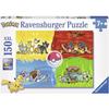 Pokémon Puzzle 150 Pieces XXL - Different Types of Pokémon - Ravensburger