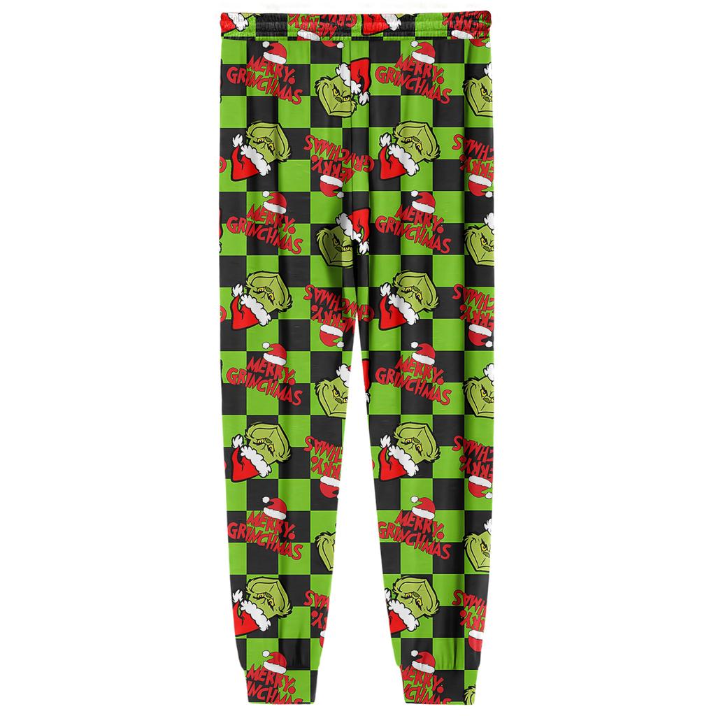 Pánské ležérní kalhoty se stahovací šňůrkou, kapsami a manžetami, domácí spací kalhoty