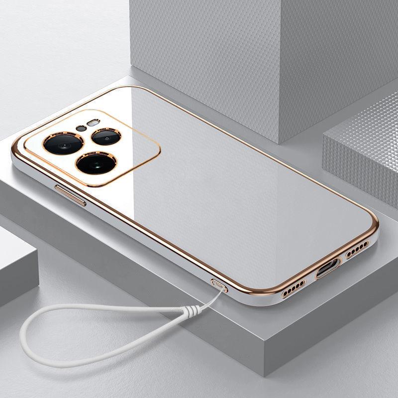 Für Realme GT 7 Pro Hülle Realme GT 7 Pro Handyhülle RMX5010 RMX5011 Hülle GT 7 Pro Luxus Quadratische Beschichtung Stoßfeste Rückseite