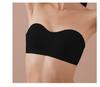 7A Antibacterial Non-Slip Strapless Bra: Seamless, Thin, Gathering Fit for Small Chest, Invisible Jelly Bandeau