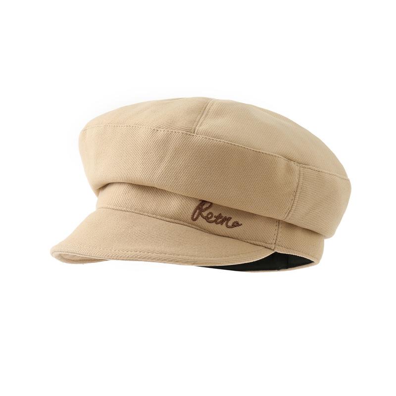 High Quality Xiaoxiangfeng Autumn and Winter Peaked Cap Autumn and Winter Warm British Retro Octagonal Hat Versatile Fried Street Hat Female Tide