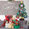 DIY Felt Christmas Tree Kit for Kids and Teens Home Wall Decoration Craft Set Perfect for Winter Holiday Funt