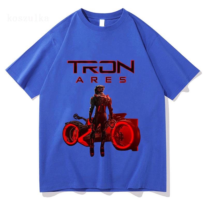 Film TRON Ares T-shirt Rock Band Nine Inch Nails NIN Tshirts Cotton Loose Short Sleeve Female Clothing Streetwear Graphic Tees