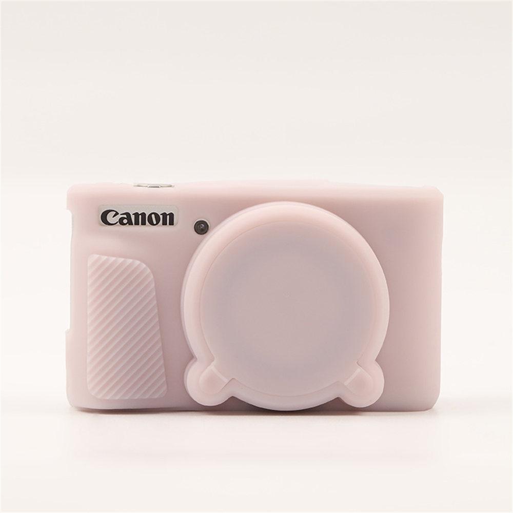For SX740HS SX730HS Soft Rubber Silicone Case For Canon PowerShot SX740 HS SX730 Armor Body Cover Skin With Len Protector