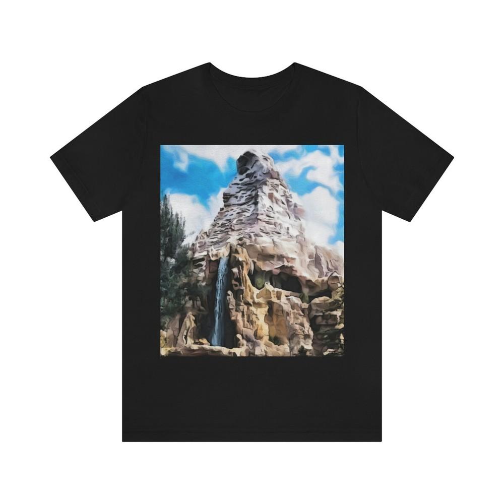 

Tee Painting of Disneyland MATTERHORN MOUNTAIN Unisex T-Shirt M
