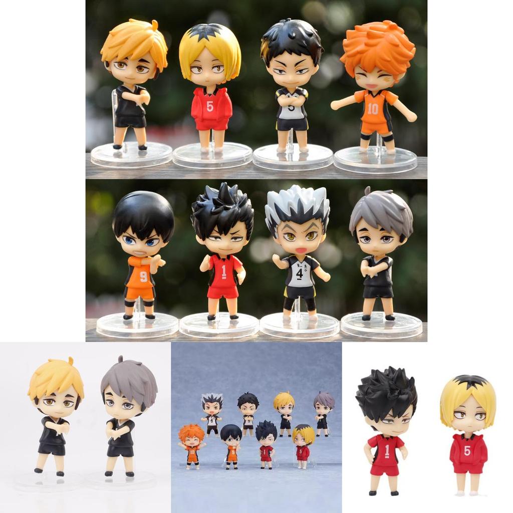 Playful Shoyo Hinata Anime Doll Set With 8 Stylish Volleyball Boy Collectible Toys