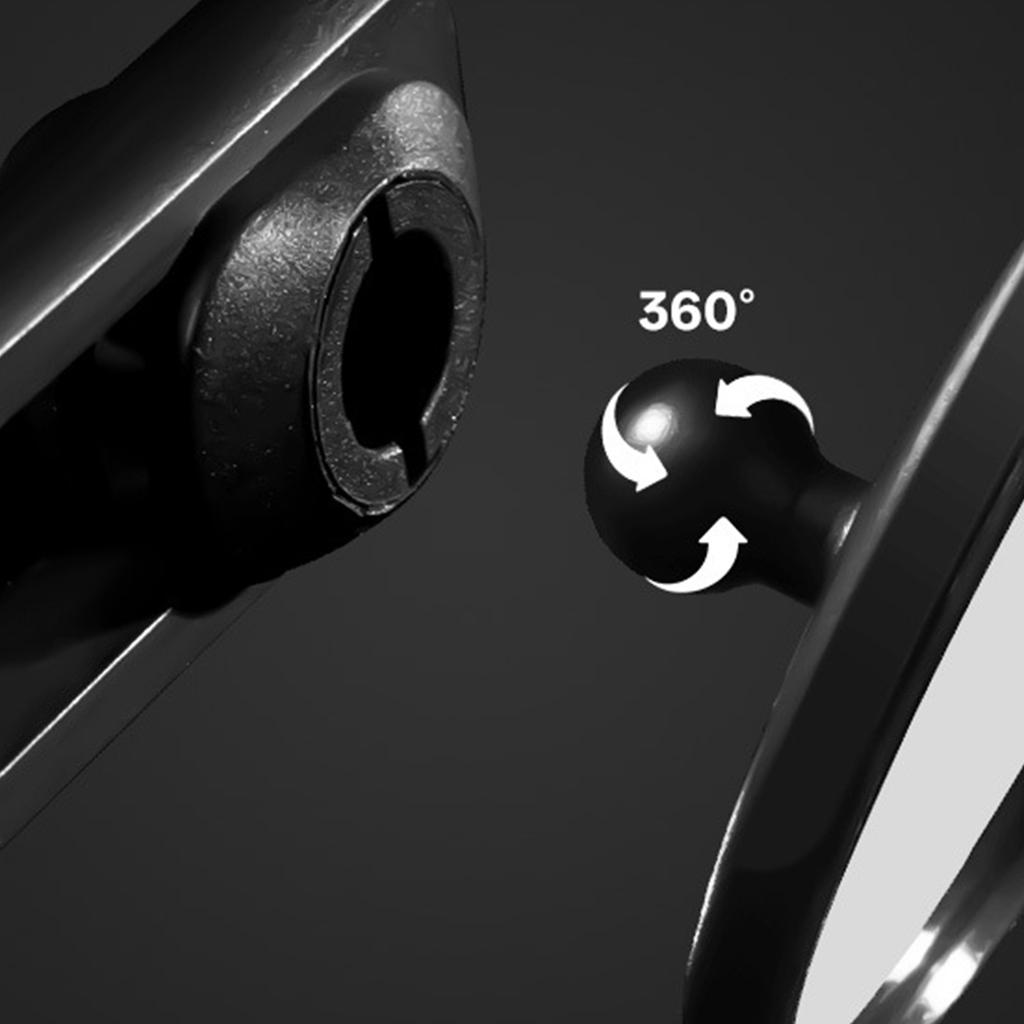Specchietto Retrovisore Manubrio Regolabile a 360° Resistente all'Usura Specchietti Estremità Manubrio per Bici da Strada MTB