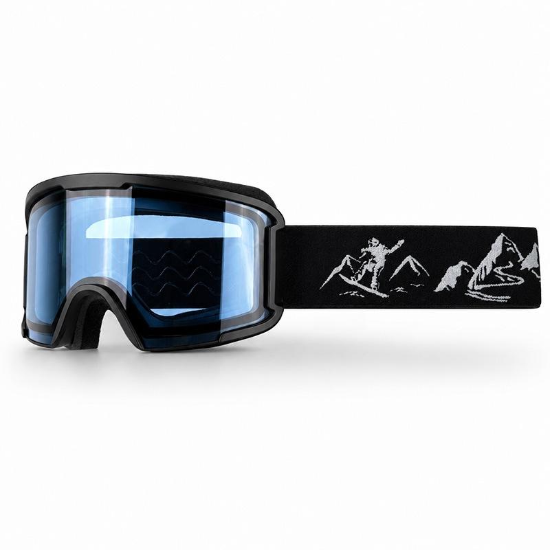 High-definition, impact-resistant ski goggles with comfortable sponge padding, windproof snow goggles for outdoor sports
